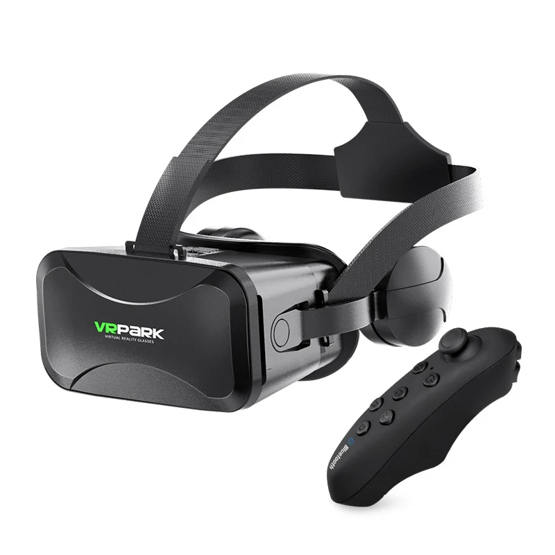 

VRPARK VR Виртуальная реальность glase с контроллером 3D VR гарнитура для iPhone Android Smartphone 4,5-6,7 дюймов