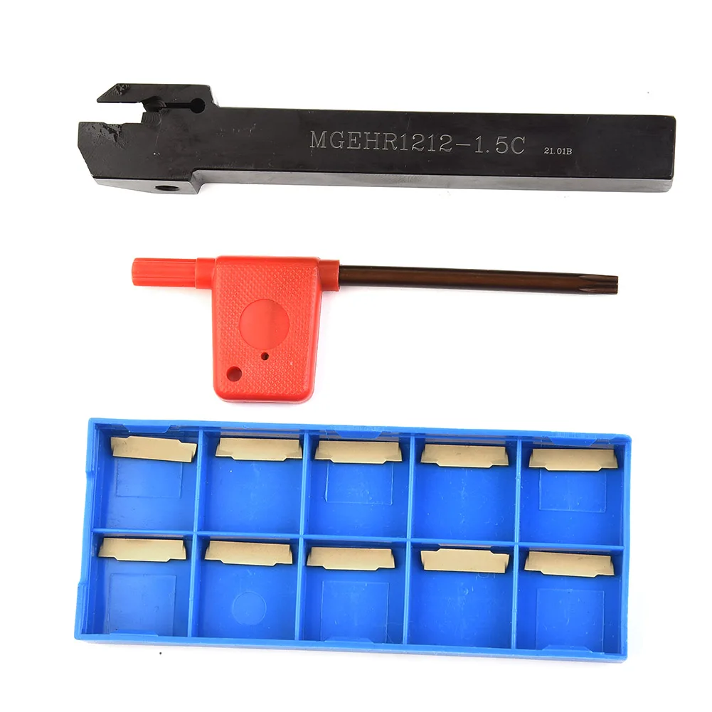 

Insert Holder MGEHR1212-1.5 Carbide Insert Cutting Insert Grooving Insert Grooving Tool Holder High Grip Strength