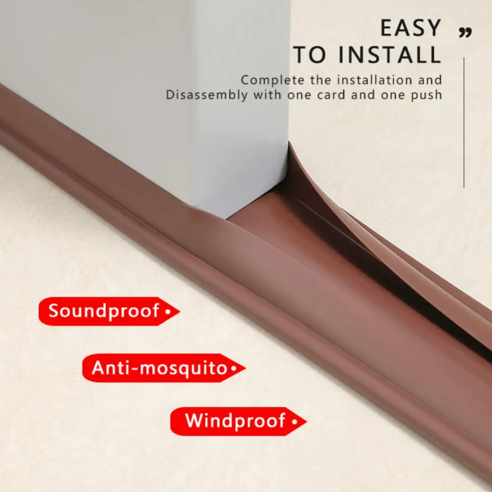 

Door Bottom Sealing Strip Under Door Draft Stopper Home Dorm Bedroom Sound Proof Noise Reduction Door PVC Draft Stopper Strips