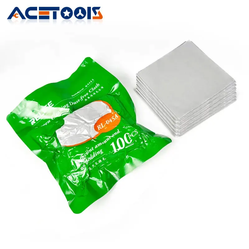 100 листов/упаковка салфетки для чистки линз 4 х4 дюйма