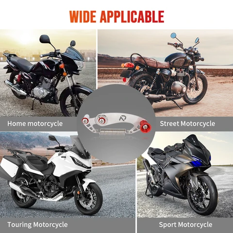 Стальной инструмент для регулировки слабины цепи для Honda Suzuki Yamaha Kawasaki BMW, универсальный инструмент для регулировки слабины цепи мотоцикла