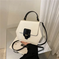 traveasy summer fashion 2022 pu leather shoulder bags for women casual solid color hasp female hand bags vintage messenger bags