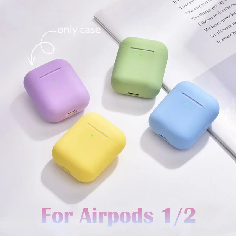 

Чехол для Apple Airpod, мягкий силиконовый чехол для беспроводного телефона Apple Airpods 2, футляр для наушников Airpods 1 с Bluetooth-зарядным устройством, сум...