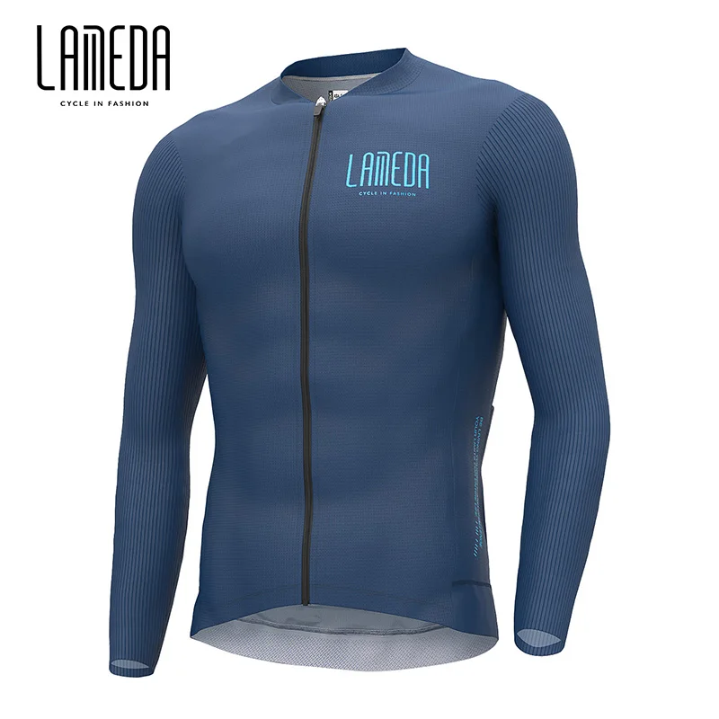 

LAMEDA Autumn Pro Team Long Sleeve Jersey Race Cycling Jersey Bicycle Slim Cycling Clothes Reflective MTB Road Bike Shirt