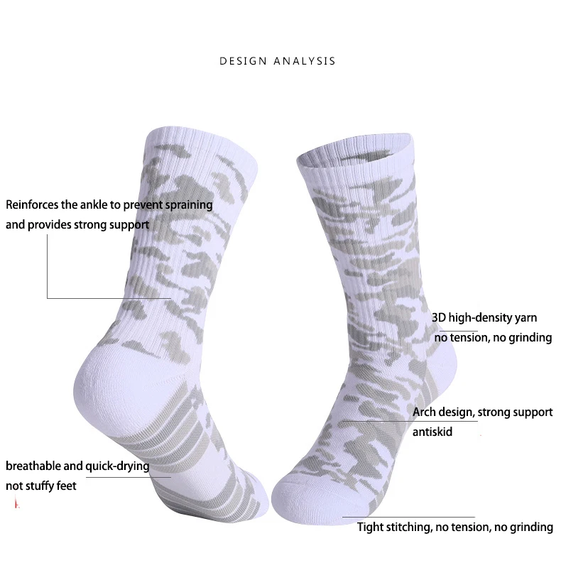 Sport Sock Elite Basketball Sock And Towel-bottom Football Socks Men And Women Sweat Absorbent Wear-resistant And Non-slip Socks