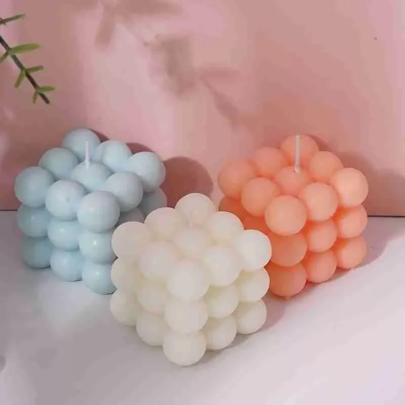 

Cube Candle Soy Wax Aromatherapy Candle Ins Style Small Creative Scented Candle Desktop Ornaments Photo Props Best Gifts