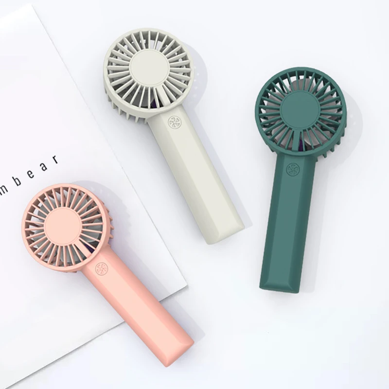 

Креативный ручной портативный мини-вентилятор с зарядкой и лопастями вентилятора двойного двигателя USB уличный студенческий вентилятор