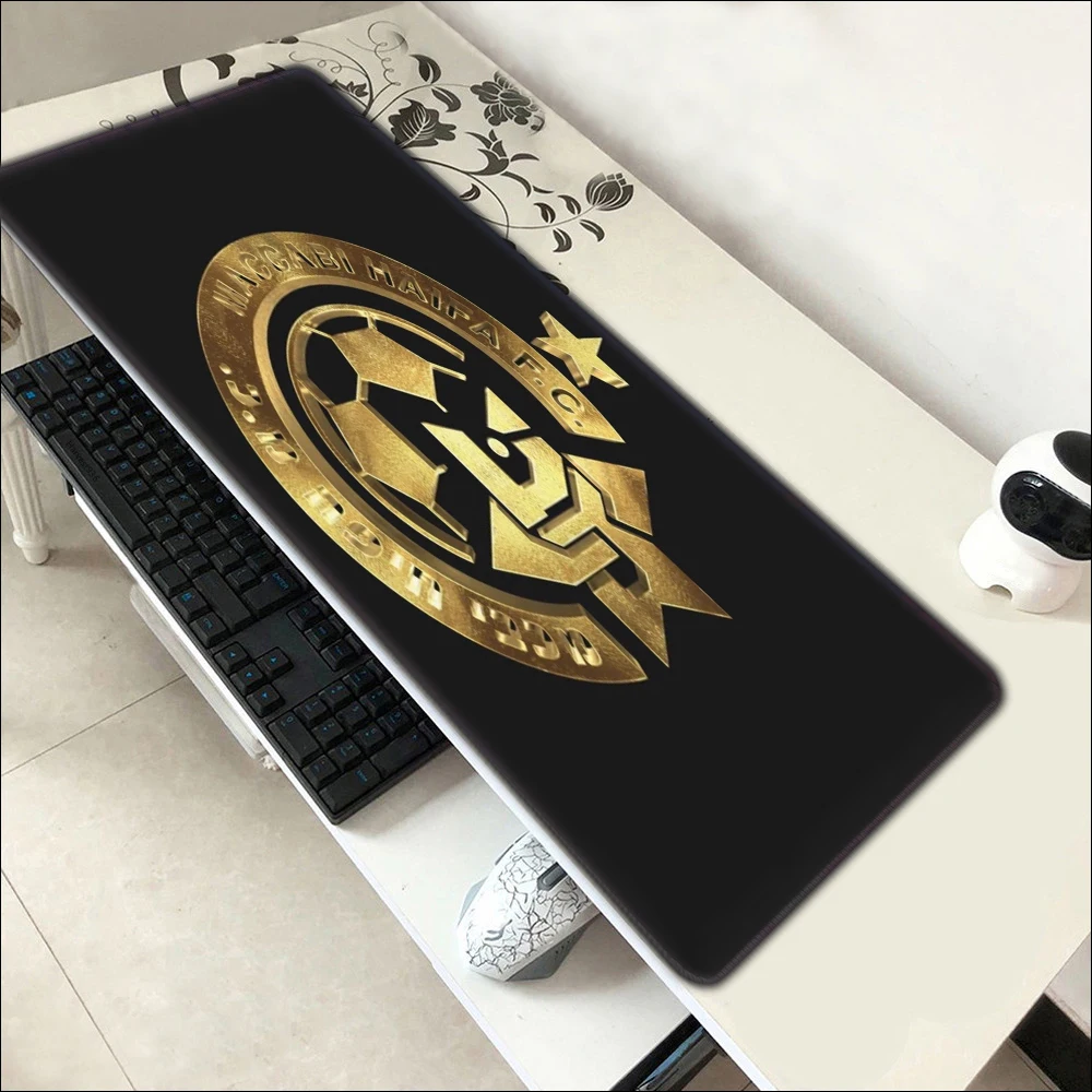 

Maccabi Haifa Fans Mouse Pad Mousepad with Durable Stitched Edges for Gaming Desk Computer Israel FC Football Club Mouse Mat