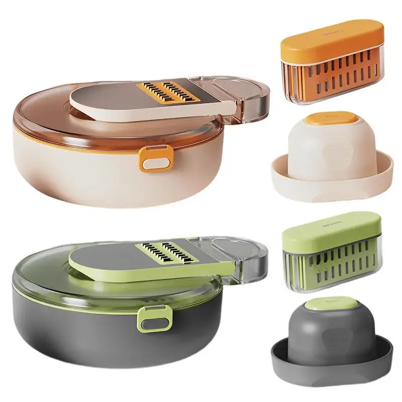 

Vegetable Slicer Multifunctional Vegetable Cutter Shredders Slicer With Basket Fruit Potato Carrot Grater Onion Food Chopper