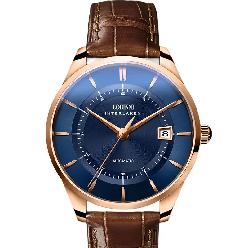 

New Switzerland Luxury Brand LOBINNI Japan MIYOTA Automatic Mechanical Men's Watches Sapphire Waterproof Auto Date Clock L5020-4