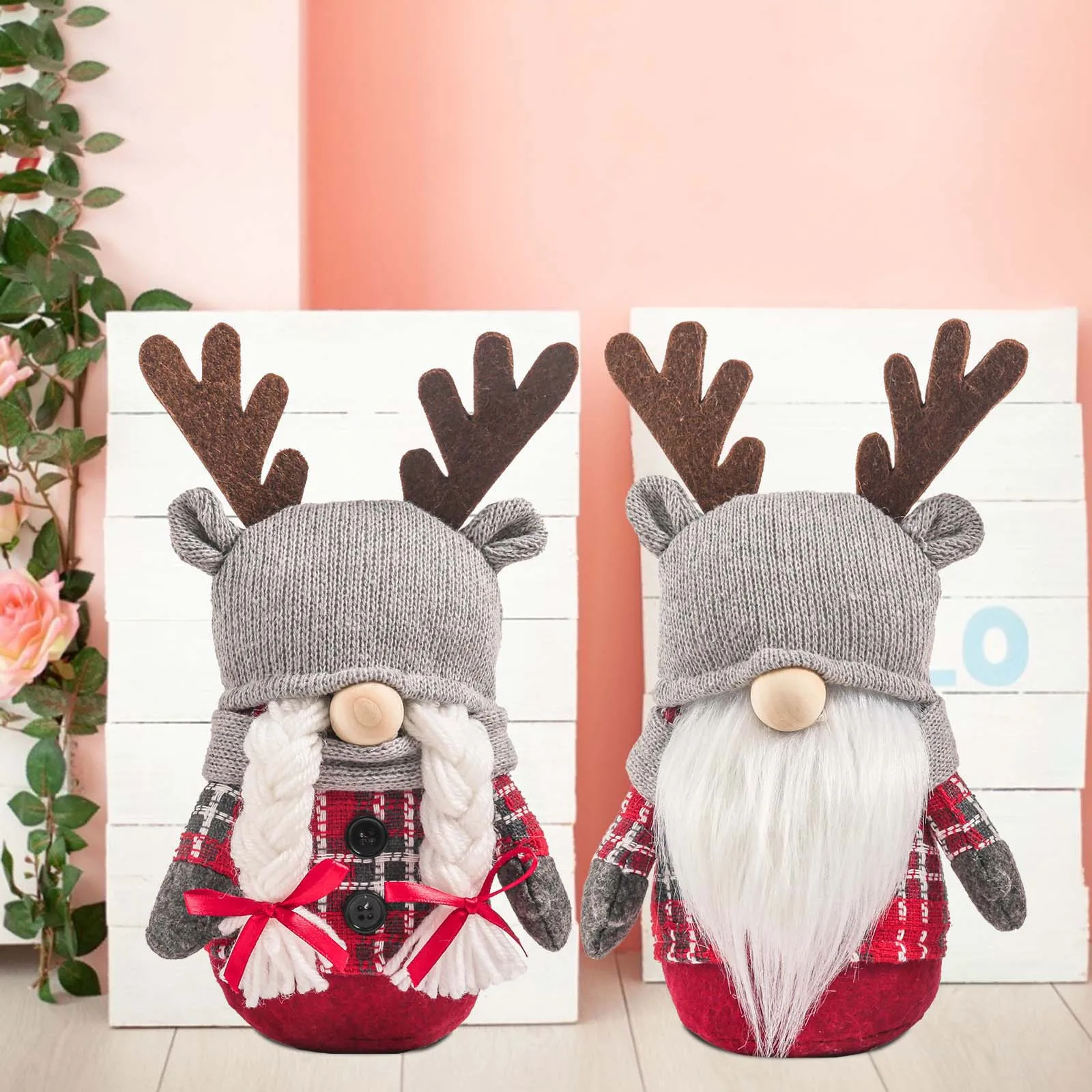 

Вязаный карликовый гном, безликовая кукла, h-игрушки для детей, украшение для дома, h Большой 32 шт., мини h-игрушка для животных, набор