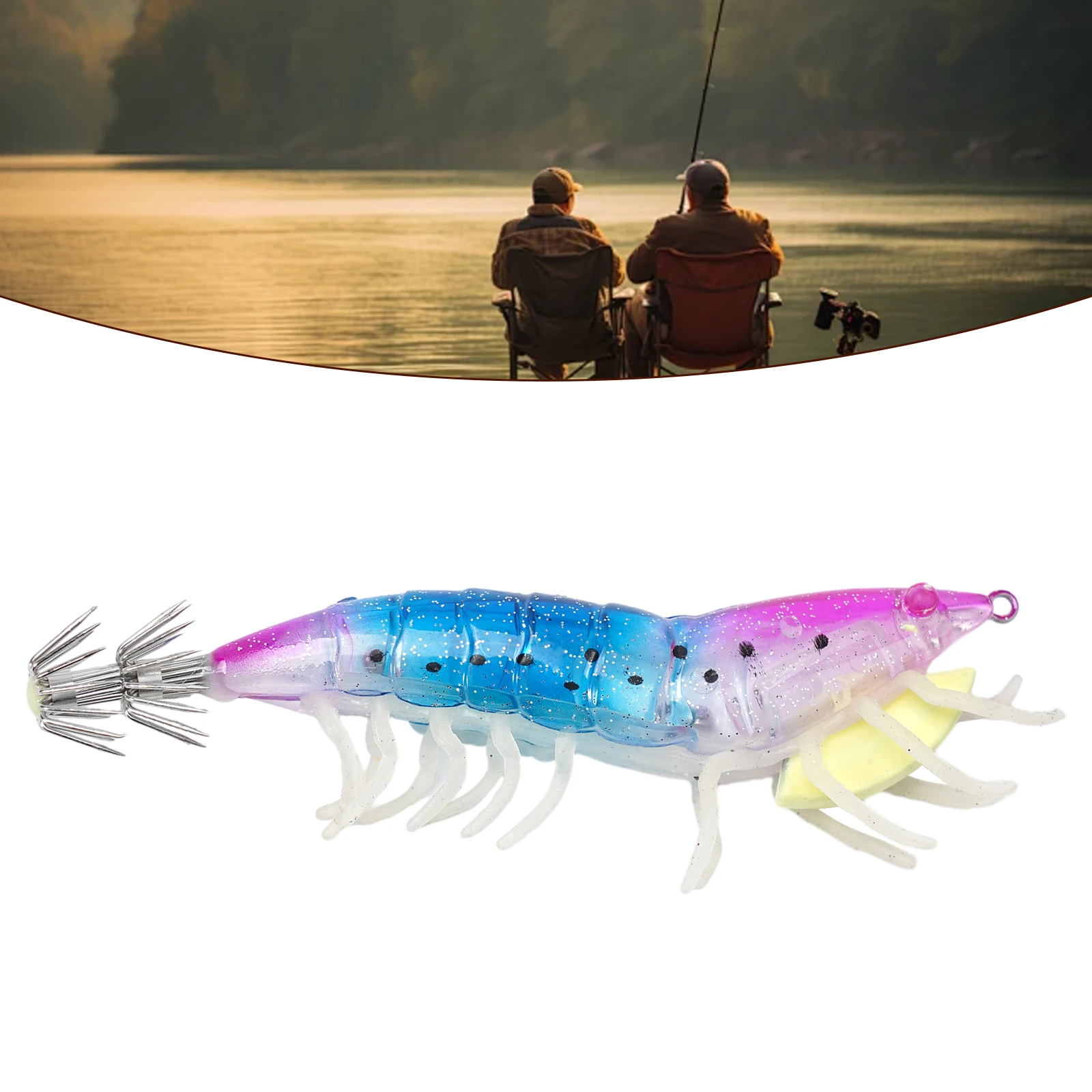 Приманка Egi светящаяся кальмар 120 мм каламар приманка для каракатиц джиг креветок