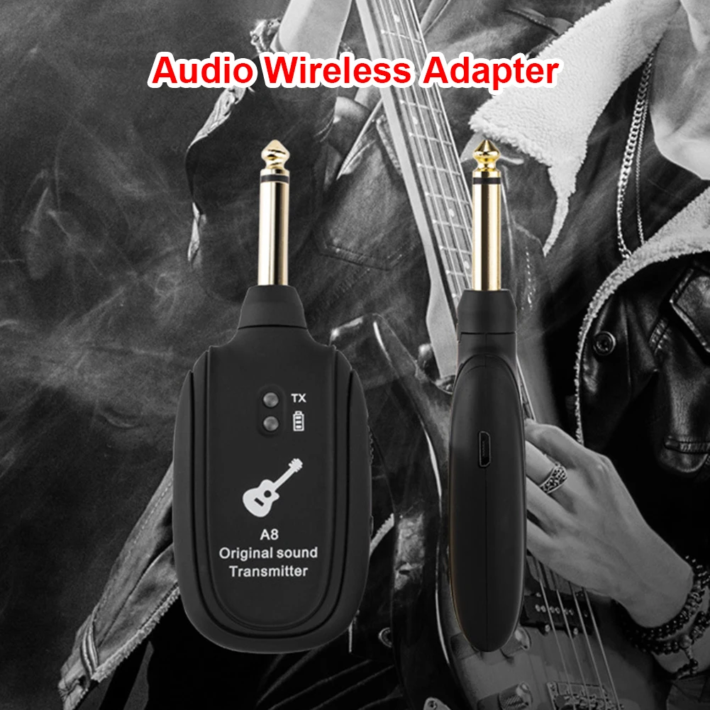 A8 Wireless System Guitar Transmitter Receiver for Electric Guitar Violin Bass Parts Musical Instrument Gadgets