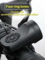 bike electronic loud horn warning safety electric bicycle handlebar alarm ring bell usb charging speaker cycling accessories