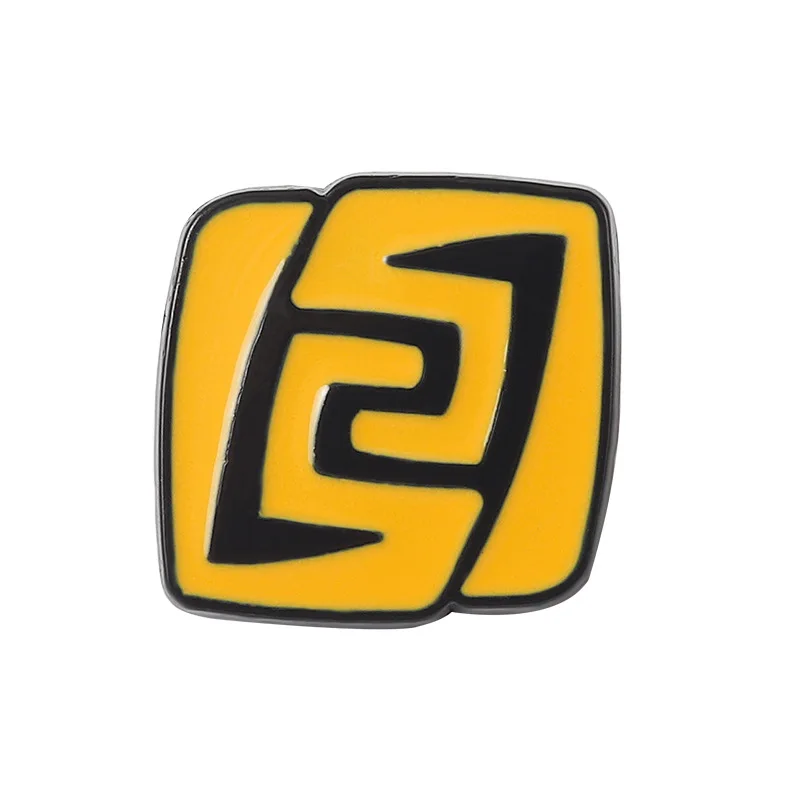 Милые эмалированные булавки с изображением анимационной игры Hutao Deku брошь