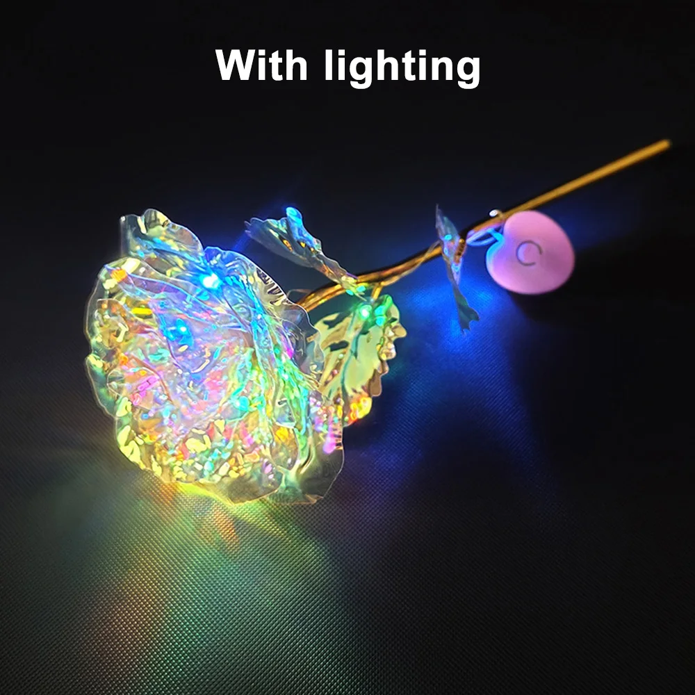 

Светодиодные розы из пластика