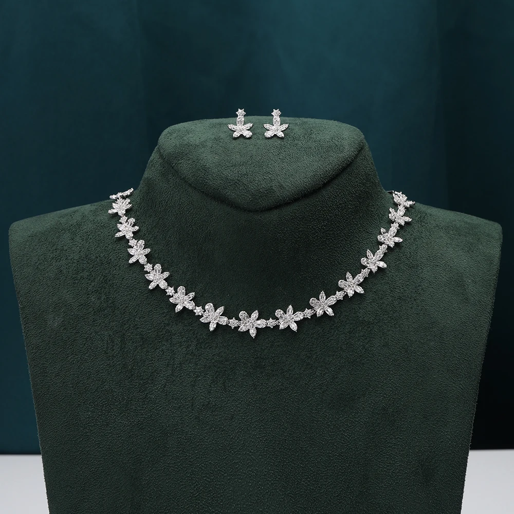 

Женский очаровательный комплект TIRIM, ювелирное украшение для свадьбы и помолвки с кубическим цирконием, Новое поступление 2022