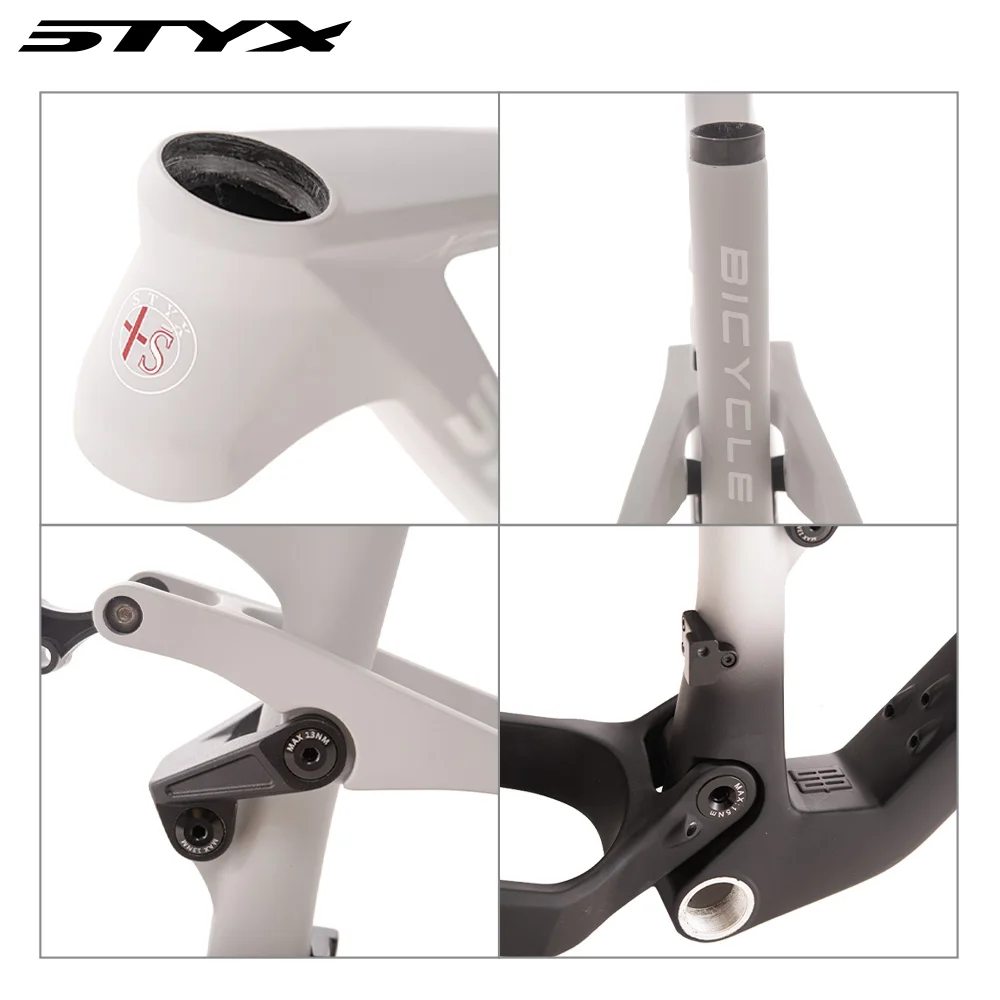 Карбоновая рама MTB STYX 29 горного велосипеда с полной подвеской гравийная XC для