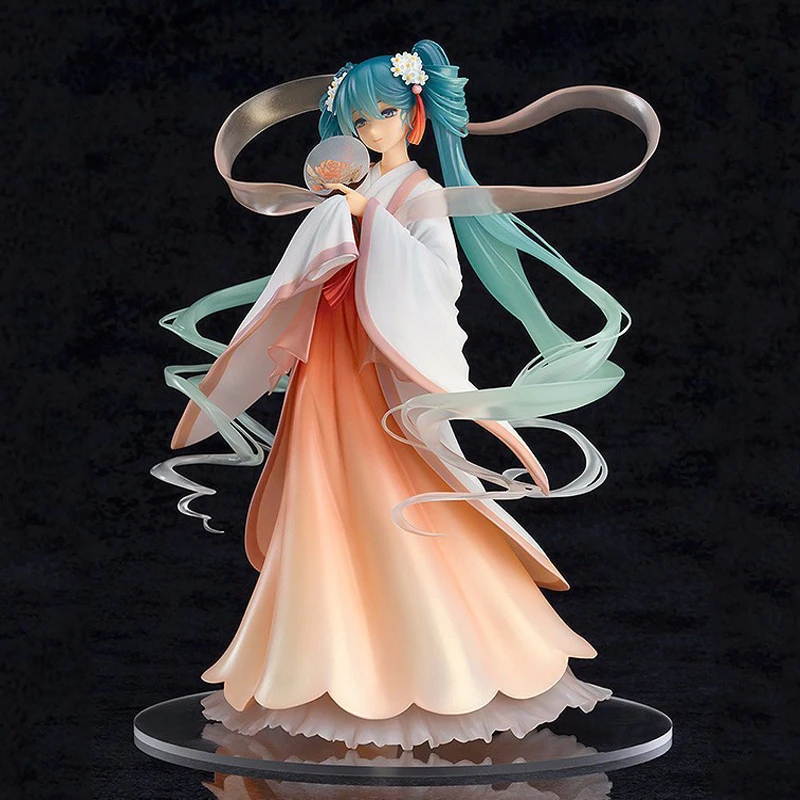 

Hatsune Miku Harvest Moon Ver Figure Kawaii Girl Mid-autumn Festival Action Figurines Collectable Pvc Statue Model Kids Toy Gift