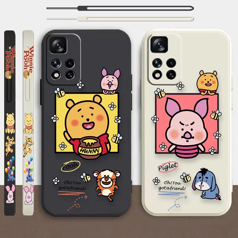 

Winnie The Pooh Winnie Piglet Couple Case For Redmi Note 11 11T 11S 10 10T 10S 9 9T 9S 8 7 7S 6 5 4 4X Pro Max Lite 4G 5G Cover