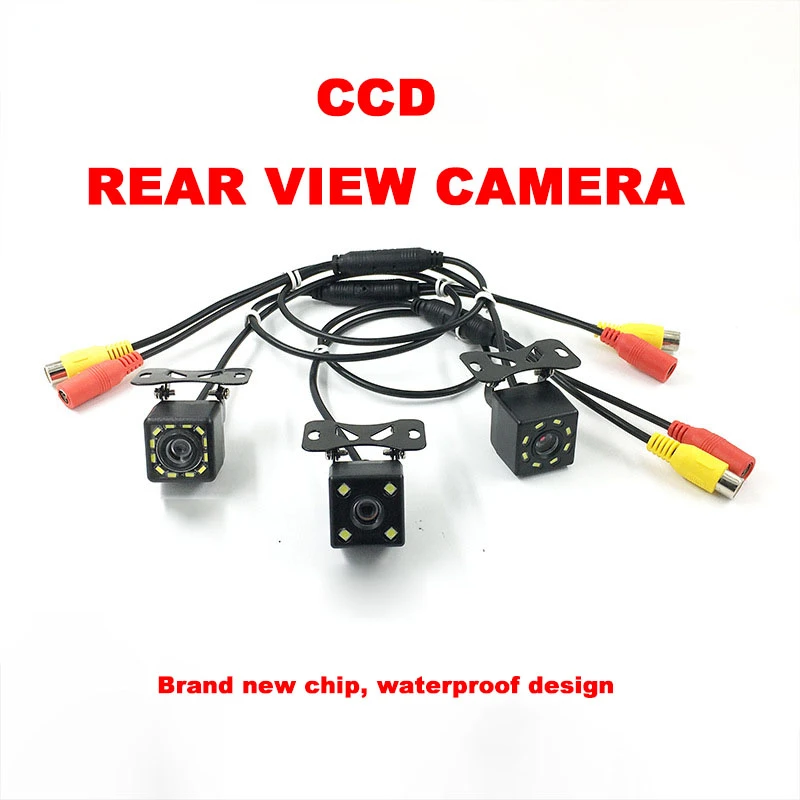 

Rear View Camera 12 LED Night Vision Reversing Auto Parking Monitor CCD Waterproof 170 Degree HD Video