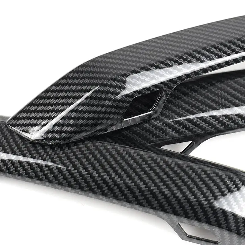 4 szt. Akcesoria samochodowe ABS z włókna węglowego zewnętrzna osłona klamki tapicerka dla Audi A4 B9 A5 2017 2018 2019