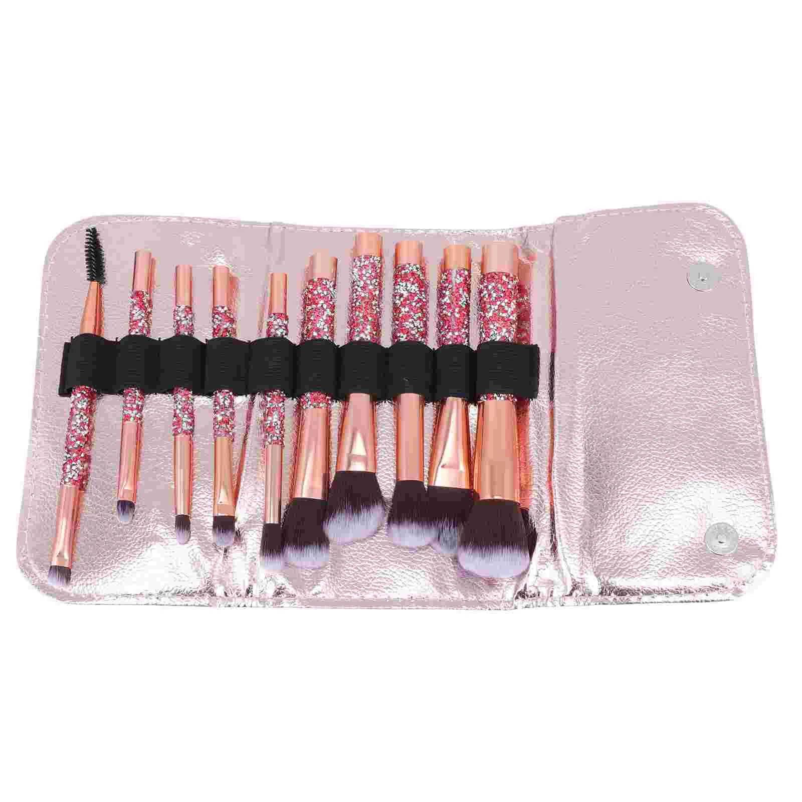 

Brush Makeup Brushes Face Set Blush Concealer Handheld Eyeshadow Kabuki Blending Foundation Portable Kit Supplies Loose