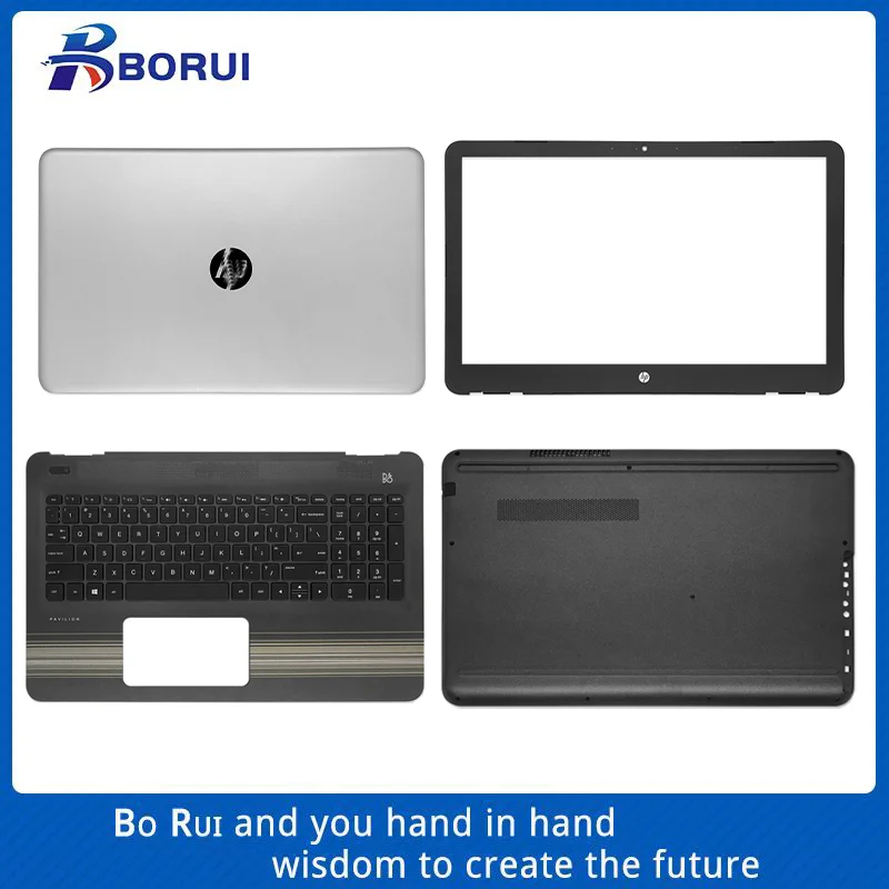 

New Laptop LCD Back Cover/Front Bezel/Palmrest/Bottom Case/ For HP Pavilion 15-AU 15-AW 15-AL TPN-Q172 TPN-Q175 Lower Case Cover
