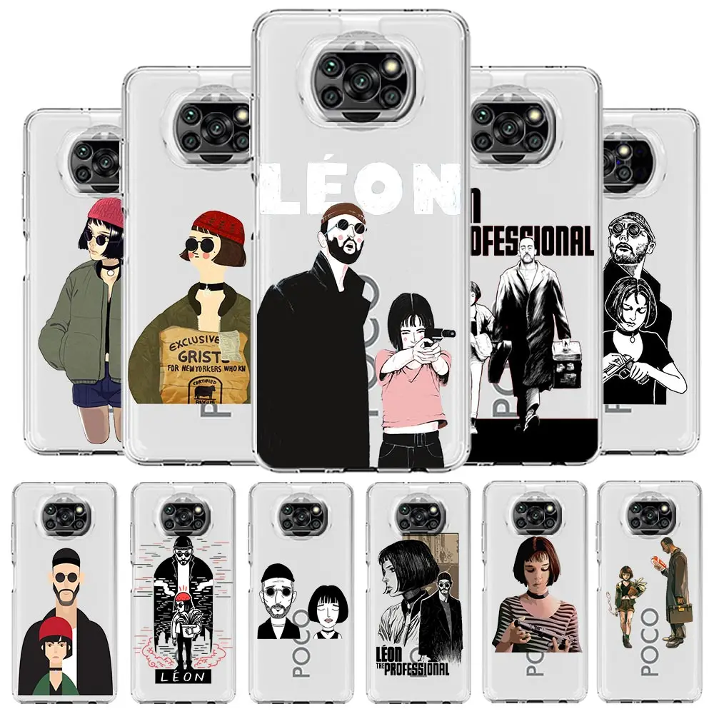 

Cartoon Killer-L-Leon-Uncle Girl Phone Case for Xiaomi Poco X3 NFC F3 M3 M4 Pro Mi 12 11 Lite 5G Ultra 11X 11T Pro 11i Cover