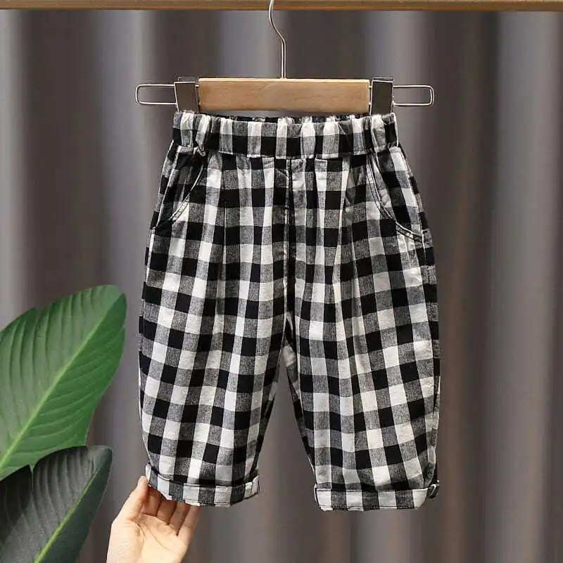 

Children's Summer Pants 2022 New Foreign Style Baby Shorts Loose Pants Boys Casual Beach Short Span