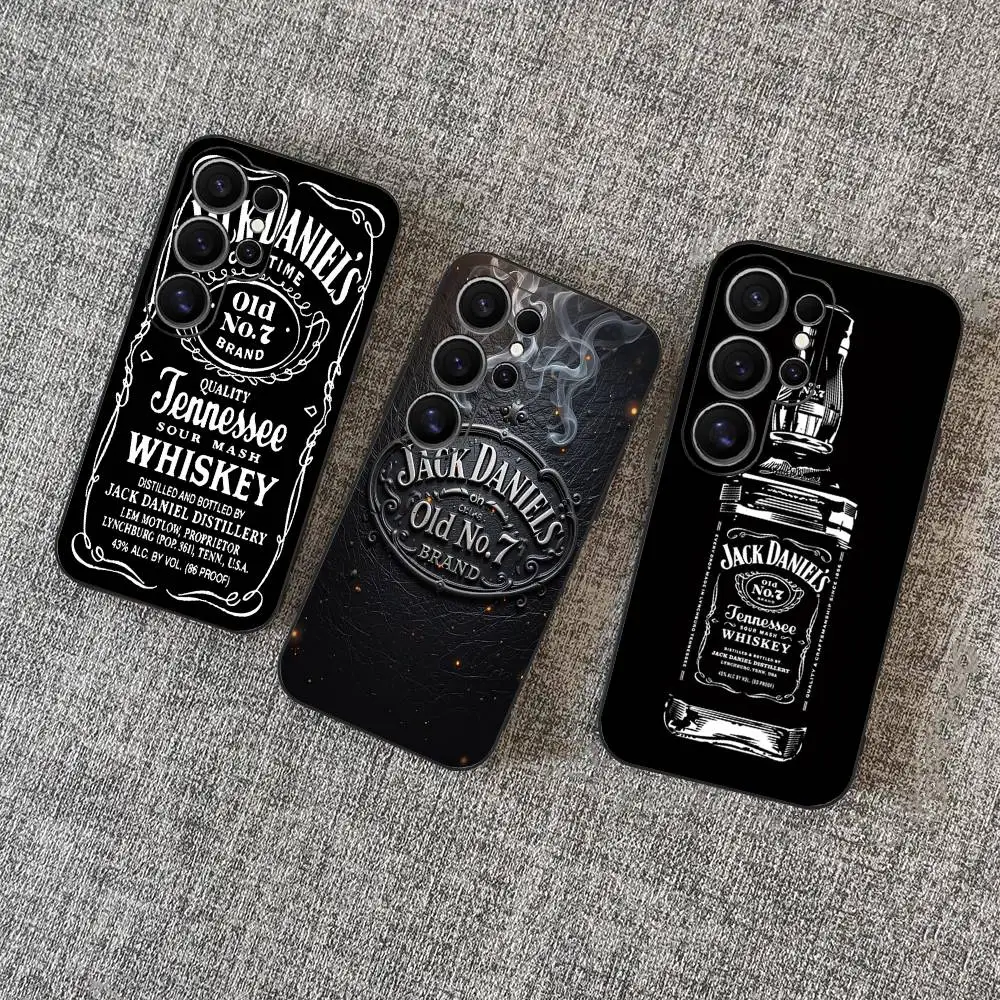 Фото Чехол для телефона с логотипом виски-бренда J-Jack D-Daniel для Samsung S 24 Fe 25 Ultra Plus 20 Lite 21 30 22 23 24 22 Ultra 5G Fundas №5