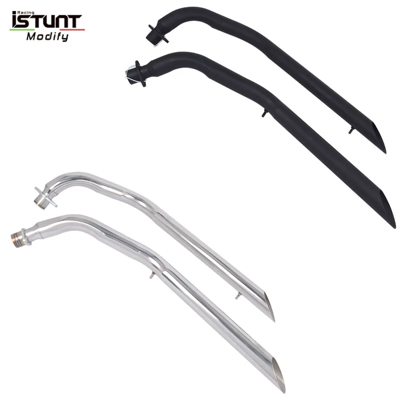 Фото Для мотоциклов HONDA Shadow VLX 600 VT600C VT600CD Deluxe Steed Shadow VLX 400 VT 400 1988 - 2008 годов выпуска, двойная выхлопная система с глушителем. №5