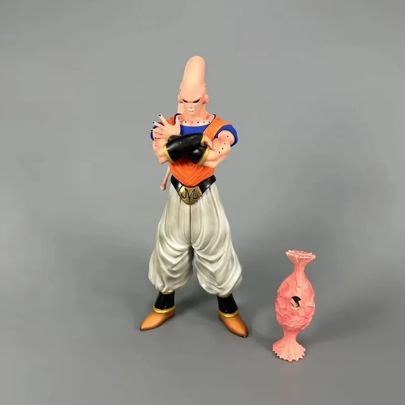 Фото Dragon Ball Z Evil Majin Buu Hercule Аниме Фигурка Коллекционная игрушка из ПВХ Gk Орнамент Настольные украшения Модель Детский подарок №5