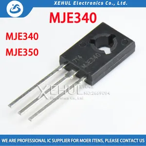 10-100PCS New MJE340 MJE340G MJE350 MJE350G KSE340 KSE350 TO-126 audio pairing tube NPN 0.5A/300V triode