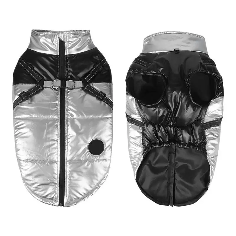 

Водонепроницаемая куртка для собак, зимний теплый жилет для домашних питомцев, толстая мягкая теплая куртка, светоотражающий жилет, одежда для щенков, маленьких, средних и больших собак