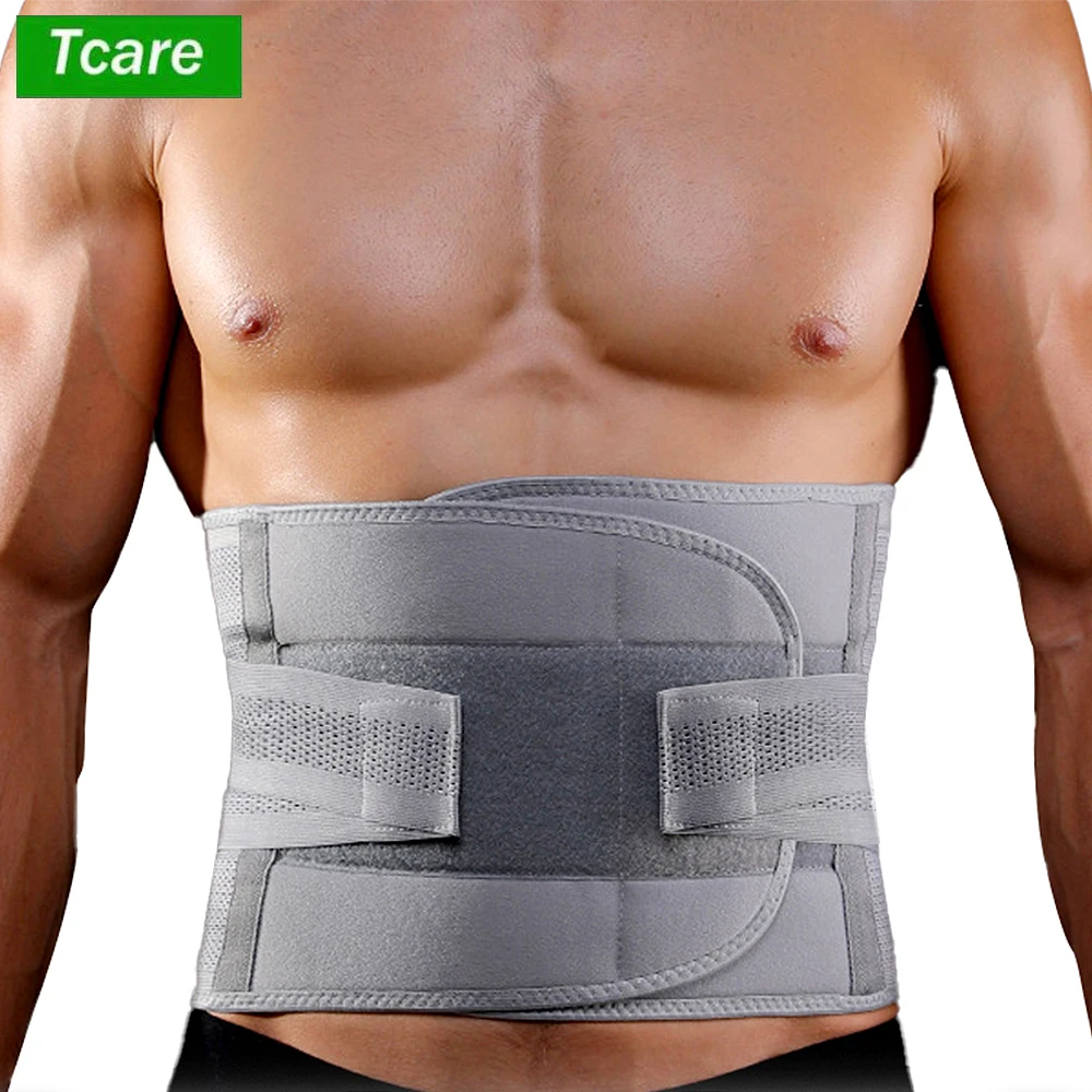 Tcare Orthopedic Waist Back Support Belts Waist Trainer Corset Sweat Brace Trimmer Ortopedicas Spine Support Pain Relief Brace