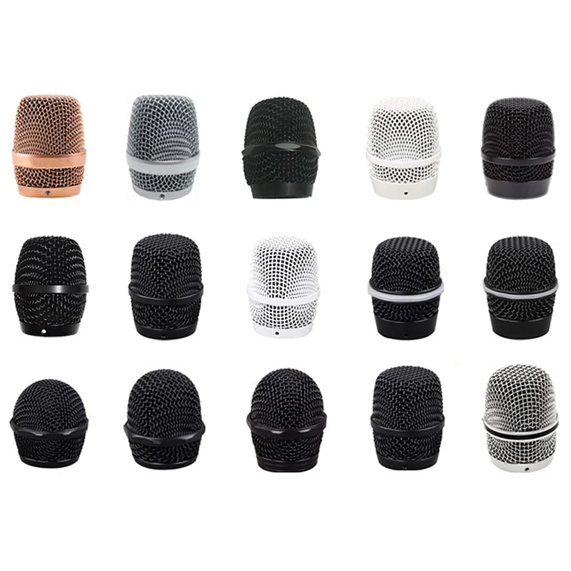 

Replacement Steel Mesh Microphone Grill Head Microphone Grille Replacement Head DIY Parts Accessory