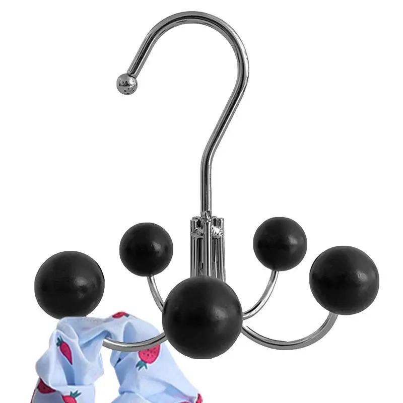 

360 Degree Rotating Closet Clothes Hangers Tie Rack Twirl Hanger With Rotating Hook Belt Hanger Decorative For Ties Scarves