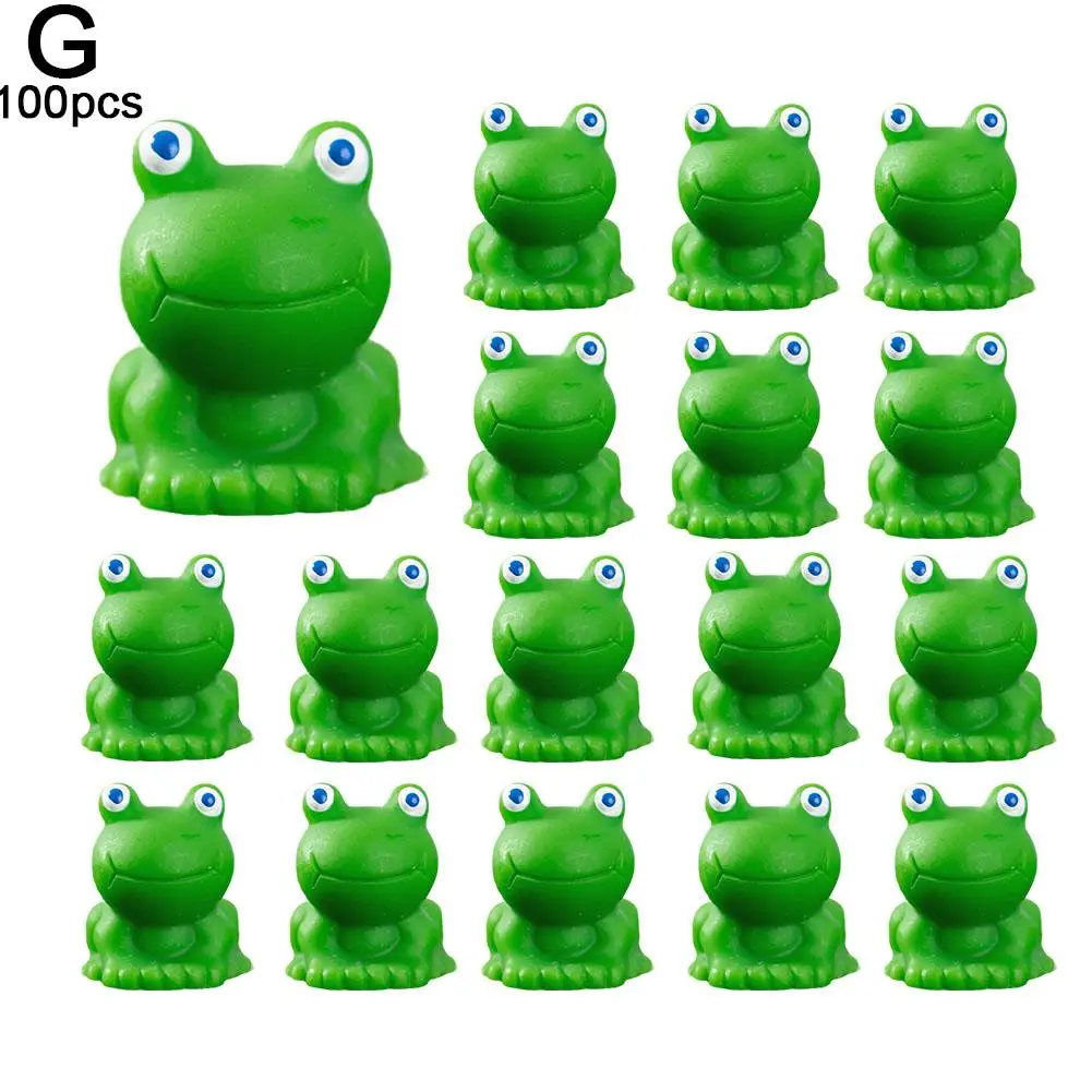 

Мини-статуи лягушек из смолы, набор из 100 штук