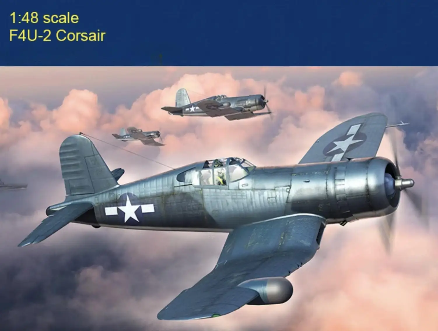 Hobbyboss 80385 1:48 Scale F4U-2 Corsair Aircraft Model Kit