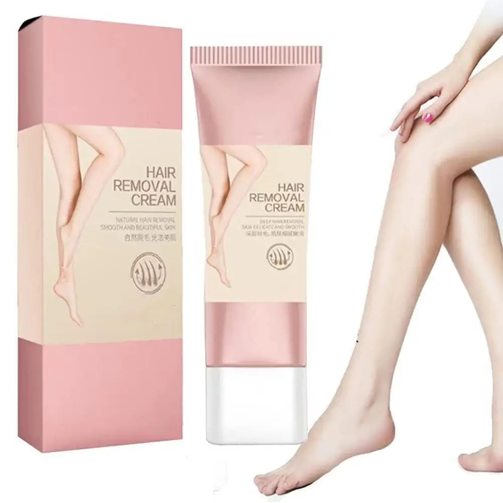 

Hair Remover And Growth Inhibitor Facial Removal Cream Painless Hair Remover Cream No Wax Smooth Legs Arm Underarm