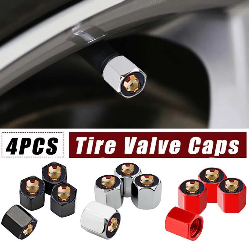 4 шт. Miniso аниме мультфильм Marvel Iron Man универсальные автомобильные колеса колпачки