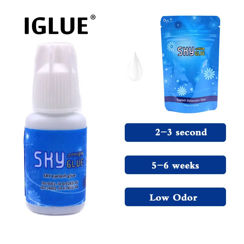 

10/20Bottles SKY TD Type Glue Lash Extension Supplies Original Korea Women Beauty Adhesive Makeup Tools Sealed Bag