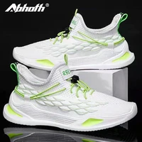 abhoth summer male sneakers mesh running shoes light weight soft sole mesh mens small white shoes sports trendy shoes sneakers