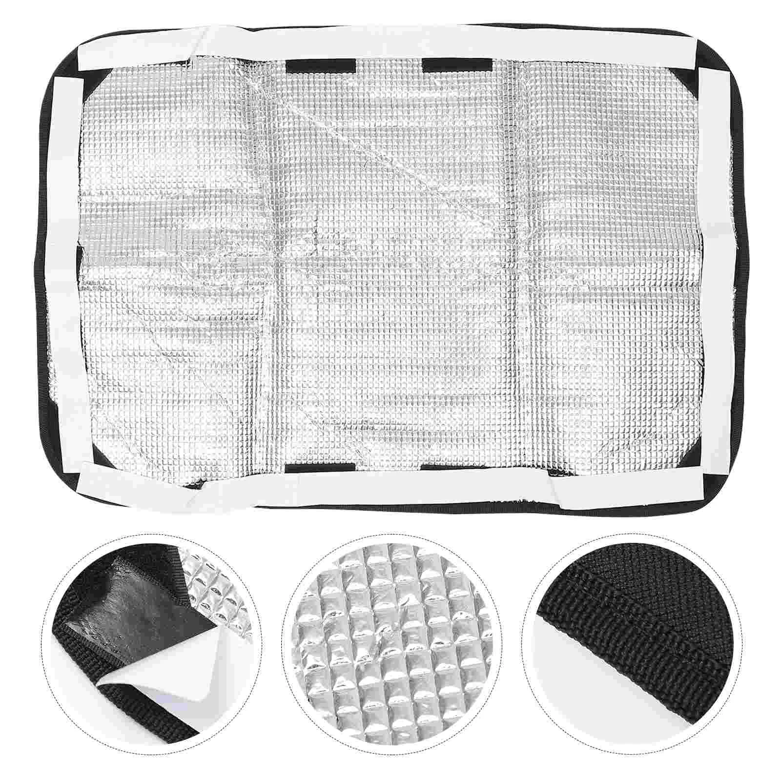 

2 Pcs Door Window Visor RV Sunshade Anti-UV Protection Cover Oxford Cloth Travel