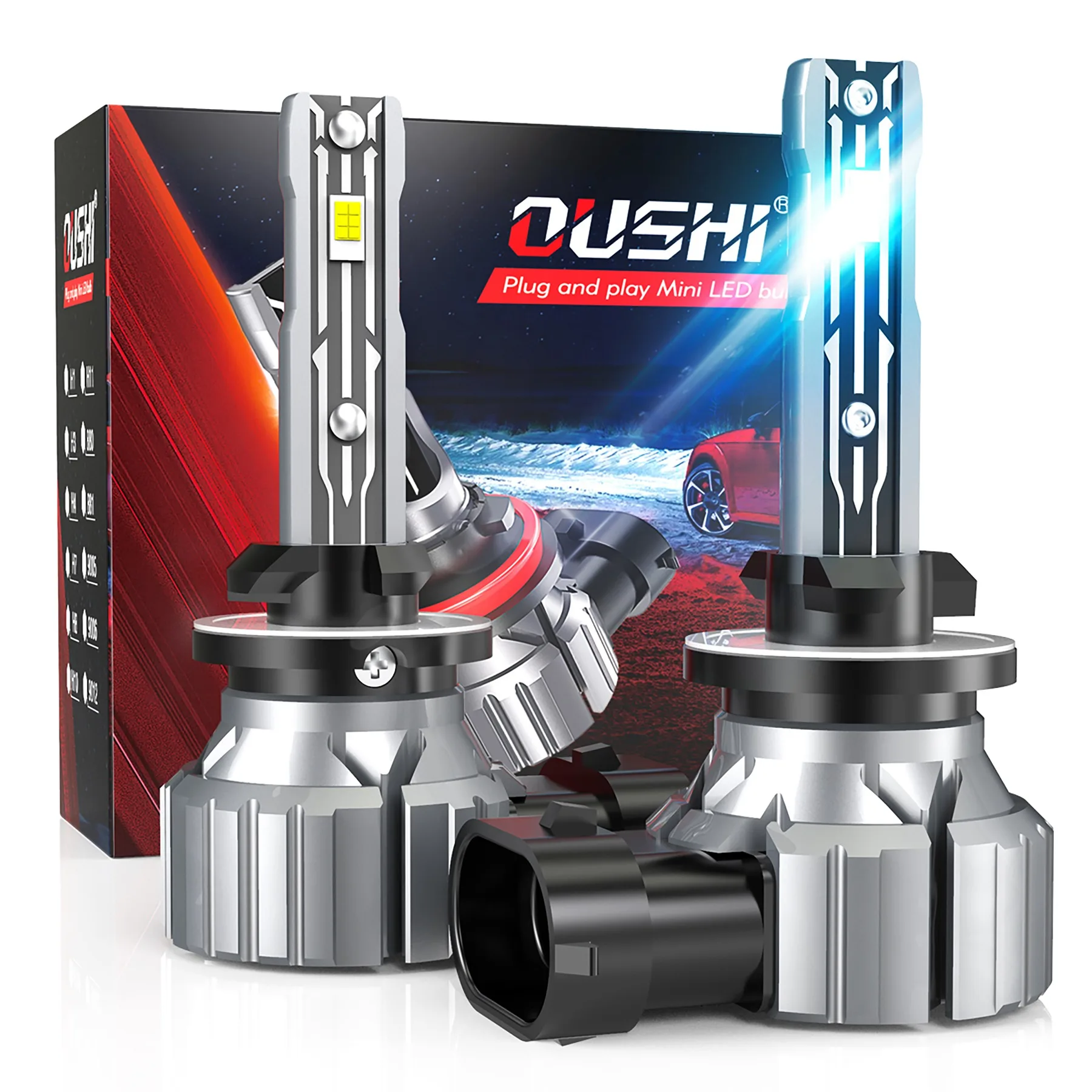 

1 комплект Canbus H27 881 светодиодные фары H27W H27W/2 H27W2 автомобильные противотуманные фары Super luces светодиодные для супер яркие для Hyundai Kia Honda
