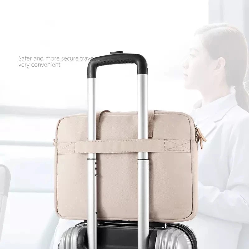 Fashion Women's Laptop Bag 13.3 14 15.6 Inch Waterproof Notebook Bags For Men's Travel Crossbody Case Shoulder Handbag Briefcase