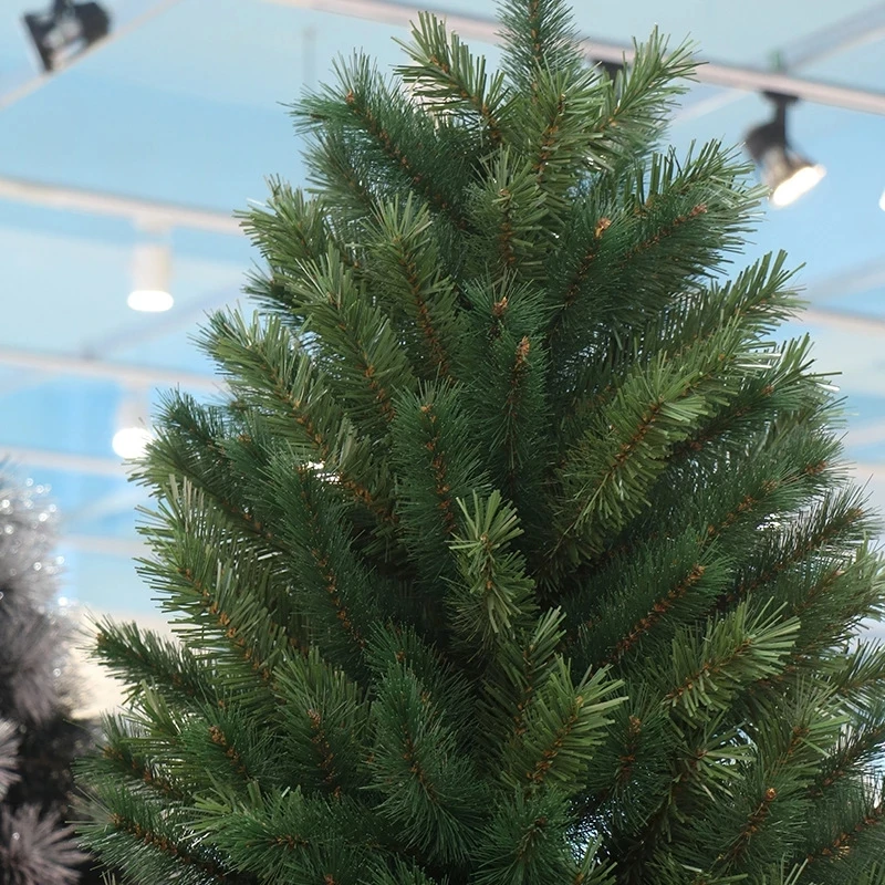 

2.1m green Christmas tree PVC+ pine needle Christmas tree green decorated Christmas tree Christmas