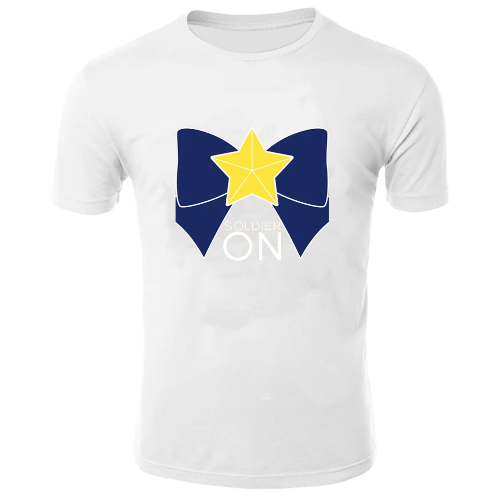 Футболка мужская оверсайз с принтом Сейлор Мун топ коротким рукавом аниме стиль