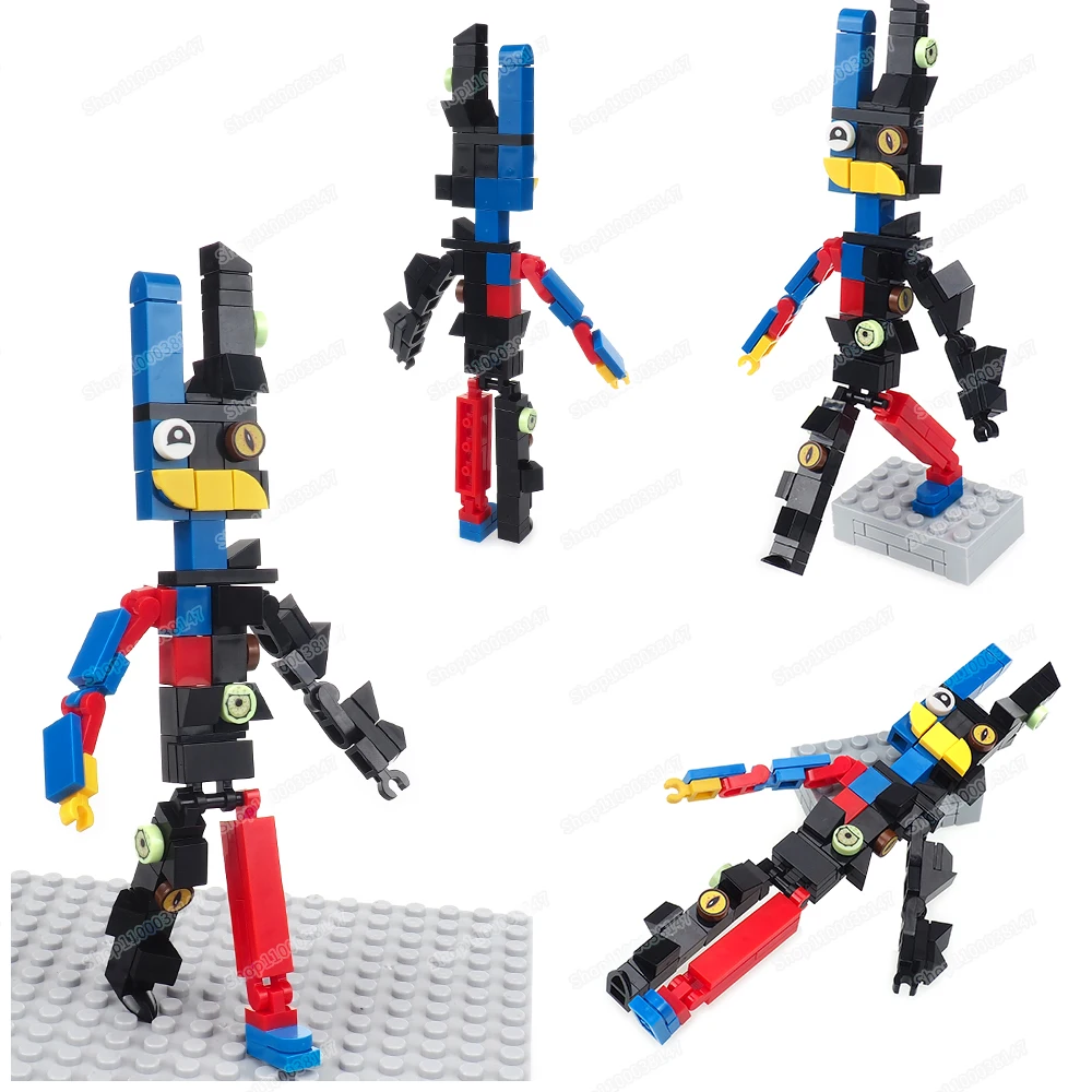 Двухсторонний кролик-Джакс мерцающее искусство волшебные цифры цирковые